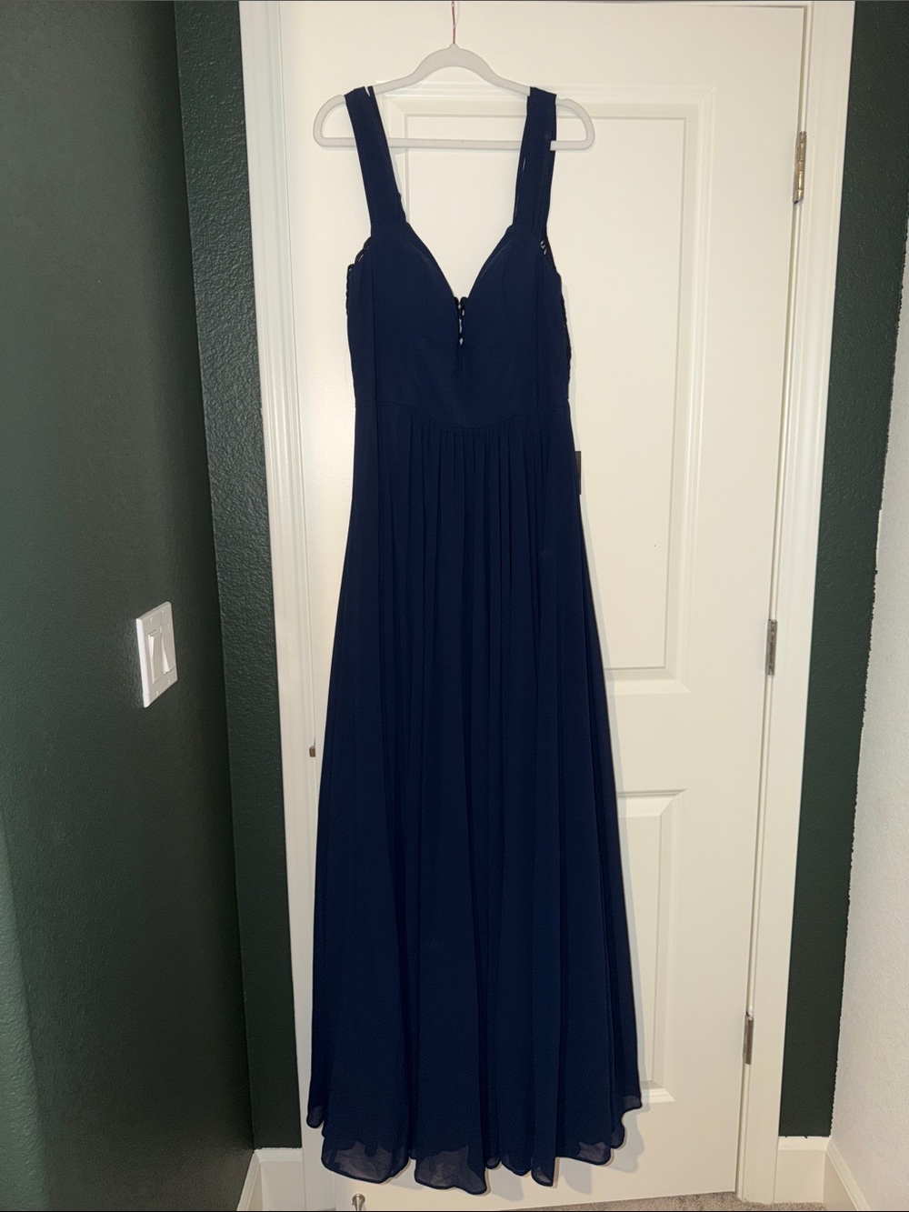 Soieblu Navy Sleeveless Maxi Dress with Sweetheart Bodice